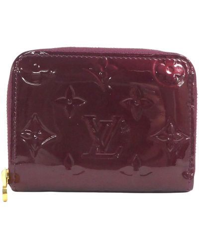 Louis Vuitton Zippy Coin Purse Patent Leather Wallet (pre-owned) - Purple