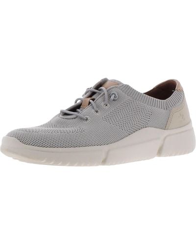 Cobb Hill Knit Fashion Casual And Fashion Sneakers - Gray