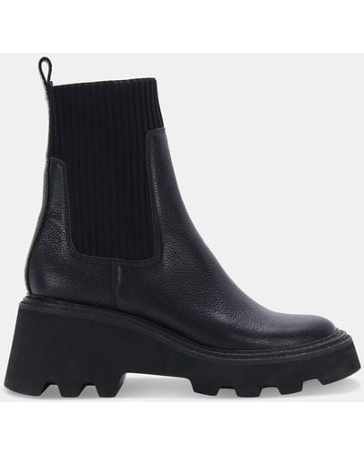 Dolce Vita Hoven H2o Boots Black Leather
