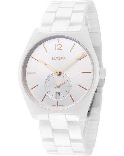 Rado True Specchio 37mm Quartz Watch - White