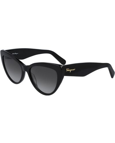 Ferragamo Ferragamo Sf930s-001 Fashion 56mm Sunglasses - Black