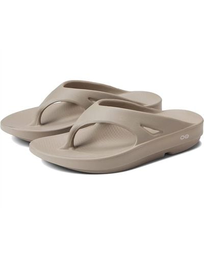 OOFOS Ooriginal Thong Sandal ( Sizes Listed Are Sizes ) - Gray