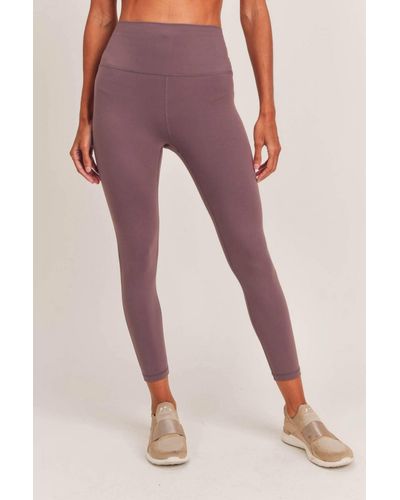 Mono B Tapered Band Solid legging - Pink