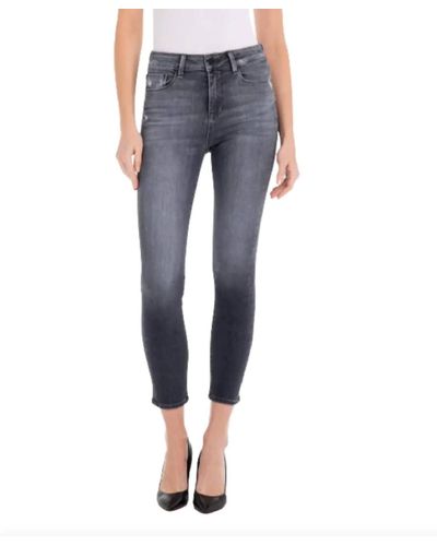 Fidelity Gwen Crop Jeans - Blue