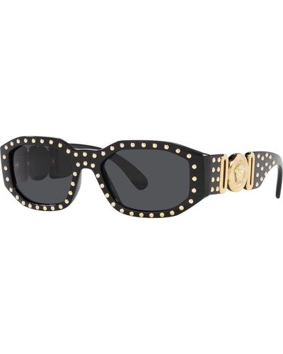 Versace Unisex Ve4361 53mm Sunglasses - Black