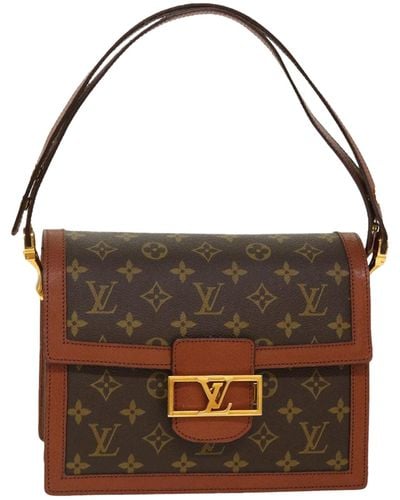 Louis Vuitton Monogram Sac Dauphine Shoulder Bag M51410 Lv Auth 39353 - Brown