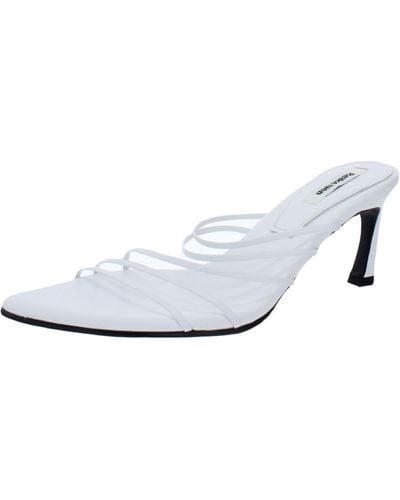 Reike Nen R2-sh001 Leather Strappy Mule Sandals - White