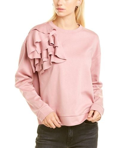  Ted Baker Women's Haddly Black Graphic Flower Print Sweatshirt  (as1, numeric, numeric_4, regular, regular, 4) : Clothing, Shoes & Jewelry
