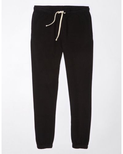 American Eagle Outfitters Ae Super Soft Sweatpant - Black
