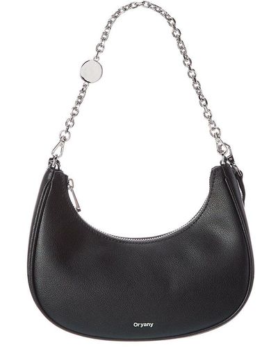orYANY Dali Leather Shoulder Bag - Black