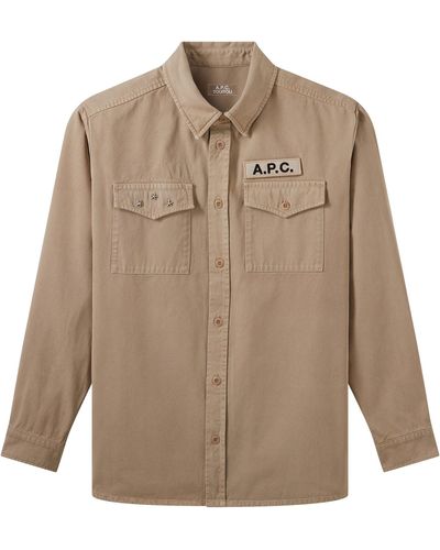 A.P.C. Mainline Overshirt (unisex) - Brown