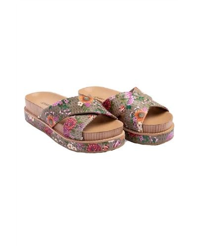 Johnny Was Jenna X Band Sandal - Multicolor