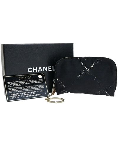 Chanel Synthetic Wallet (pre-owned) - Black