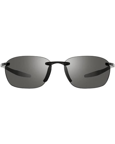 Revo Descend Fold Graphite Polarized Sunglasses - Metallic