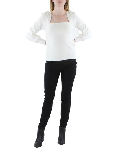 Z Supply Hadley Ribbed Knit Blouse - White