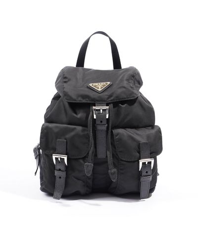 Prada Small Backpack Nylon - Black