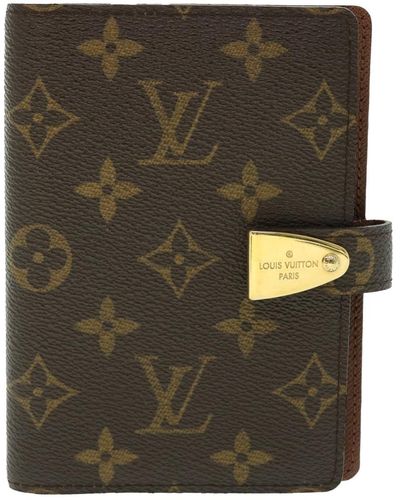 Louis Vuitton Agenda Pm Canvas Wallet (pre-owned)
