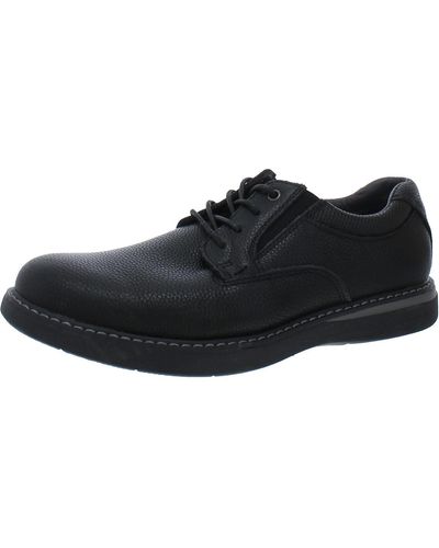 Nunn Bush Leather Padded Insole Casual And Fashion Sneakers - Black