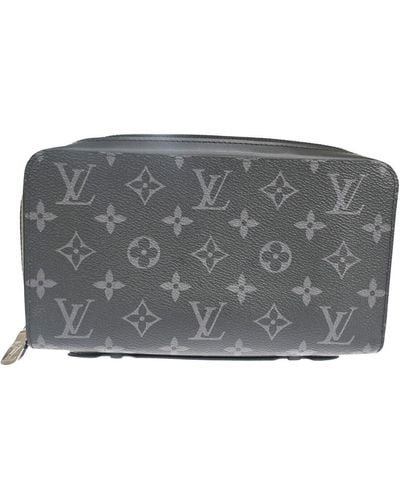 Louis Vuitton Zippy Xl Leather Wallet (pre-owned) - Gray