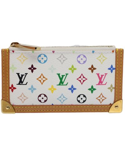 Louis Vuitton Pochette Cle Pouch Black Canvas for sale online