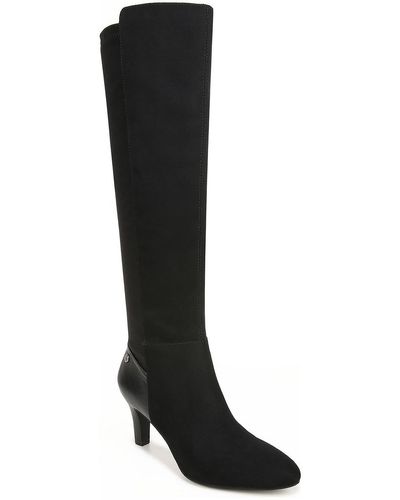 LifeStride Gracie 2 Faux Suede Tall Knee-high Boots - Black