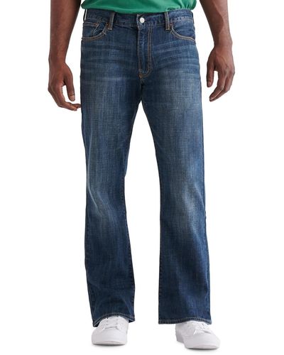 Lucky Brand Big & Tall 367 Vintage Solid Denim Bootcut Jeans - Blue