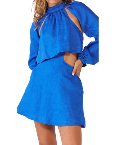 SOVERE Forte Mini Dress - Blue