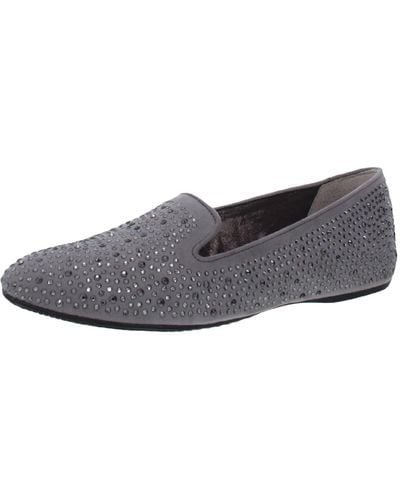 J. Reneé Hanuko Embellished Slip On Fashion Loafers - Gray