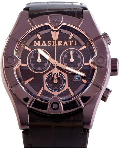 Maserati Meccanica Quartz Watch R8871611001 - Purple