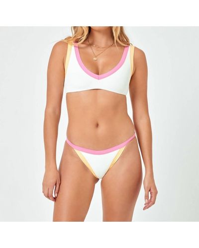 L*Space Vacay Bottom Classic - White