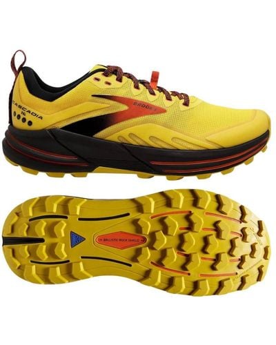 Brooks Cascadia 16 Running Shoes - D/medium Shoes - Yellow
