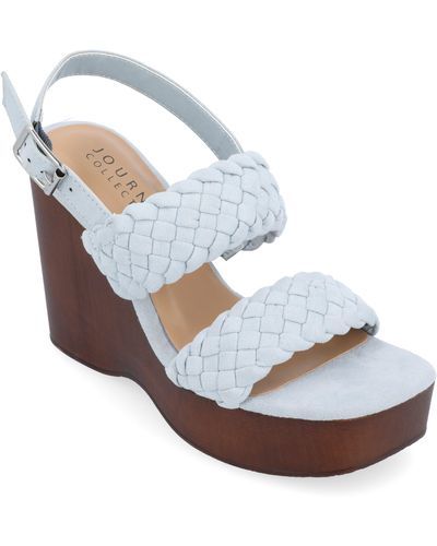 Journee Collection Collection Tru Comfort Foam Ayvee Sandals - White