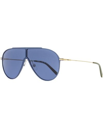 MCM Navigator Sunglasses 502s Matte Blue/gold 65mm - Black