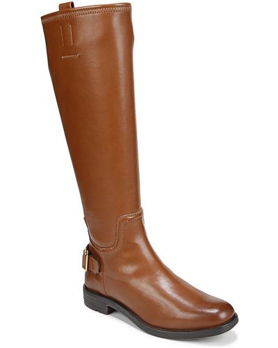 Franco Sarto Merina Faux Leather Wide Calf Knee-high Boots - Brown
