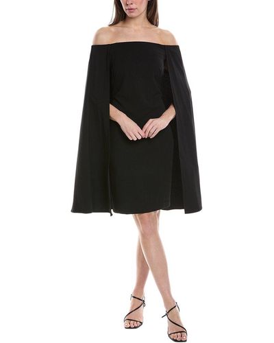 Adrianna Papell Off-the-shoulder Dress - Black