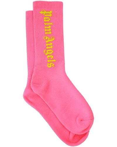 Palm Angels Classic Logo Socks - Pink