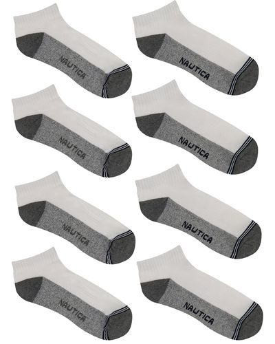 Nautica Athletic Core Quarter Socks - Gray