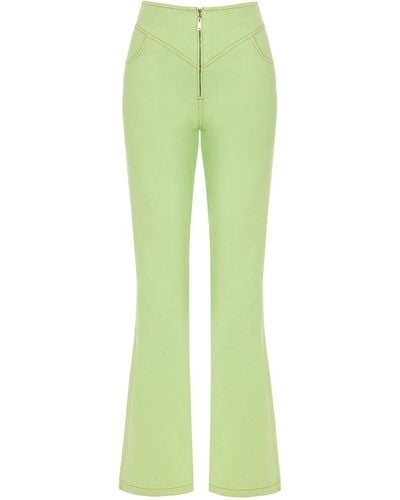 Nocturne Wide Leg Jeans - Green
