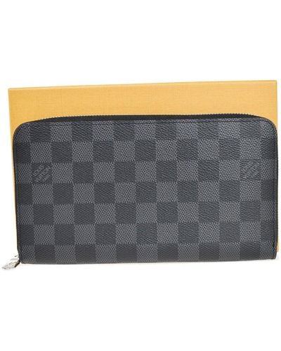 Louis Vuitton Zippy Organizer Canvas Wallet (pre-owned) - Gray