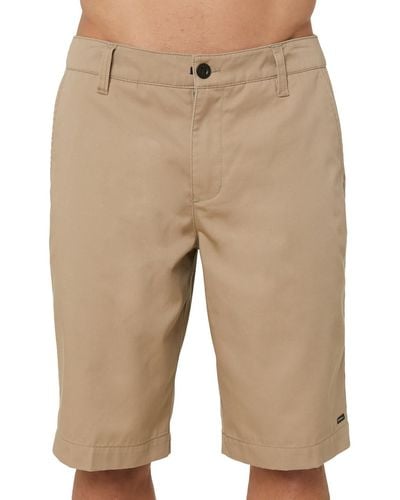 O'neill Sportswear Redwood Relaxed Fit Chino Flat Front - Natural