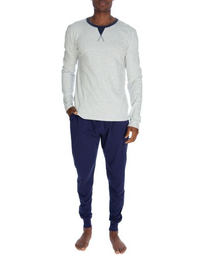 Unsimply Stitched Loungewear Combo - Blue