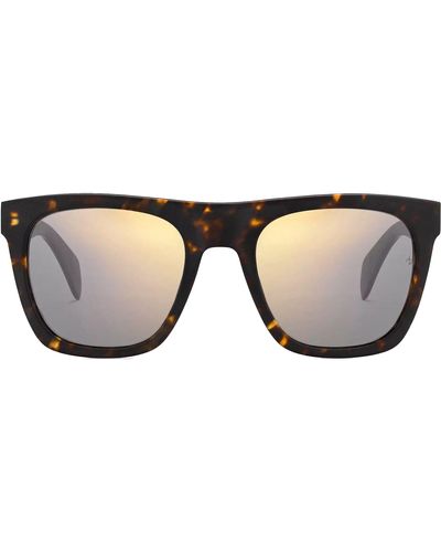 Rag & Bone Rag & Bone Mens Tortoise Rectangular Sunglasses  5002/s 0n9p Ct 54 - Multicolor