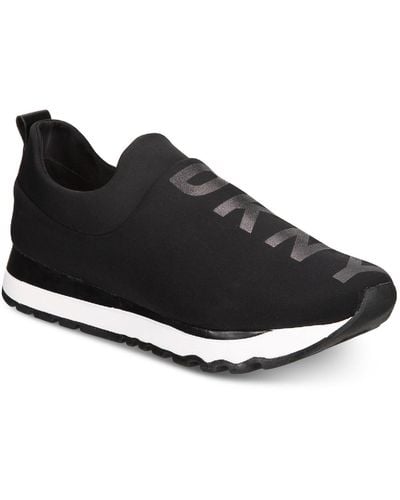 DKNY Jadyn Gym Athletic Fashion Sneakers - Black