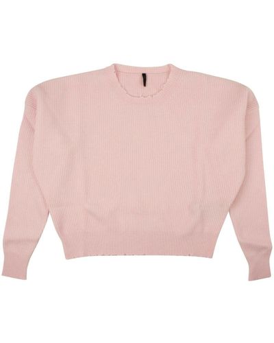 Off-White c/o Virgil Abloh Wool Relaxed Fit Sweater - Pink
