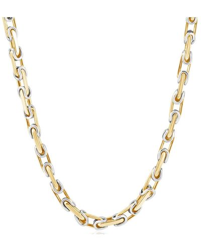 Pompeii3 14k Gold (79gram) Or Platinum (148gram) 5.5mm Link Chain Necklace 24" - Metallic