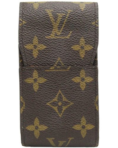 Louis Vuitton Etui À Lunettes Brown Canvas Wallet (Pre-Owned)