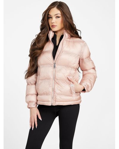 Guess Factory Nini Puffer Jacket - Natural