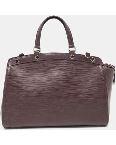 Louis Vuitton Quetsche Epi Leather Brea Mm Bag - Purple