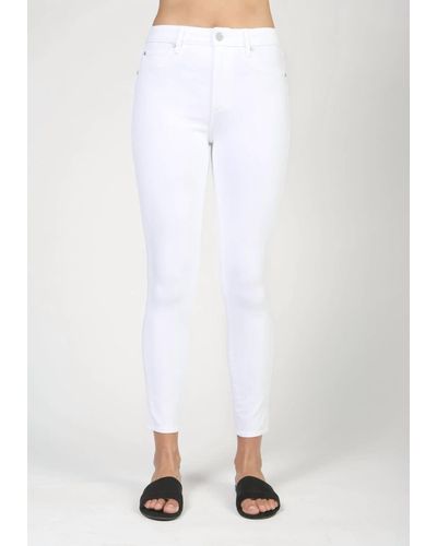 Articles of Society Heather Crop High Rise Jean - White