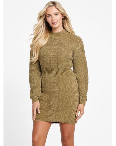 Guess Factory Polly Sweater Dress - Green